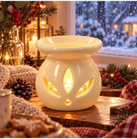 Aromalampa Snöboll Lotus